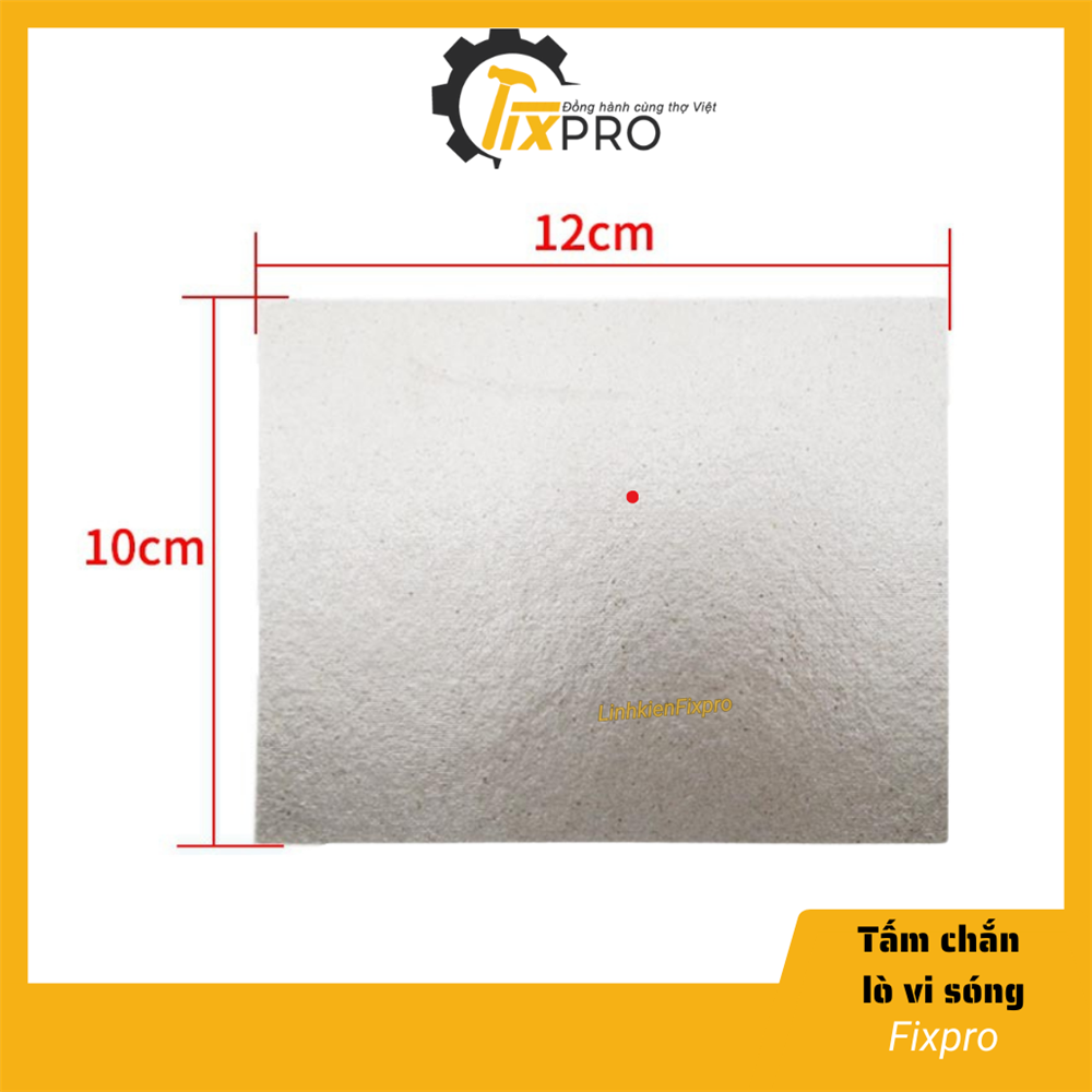 Tấm chắn lò vi sóng, Tấm Amiang lò vi sóng cơ 10x12cm chịu nhiệt độ cao