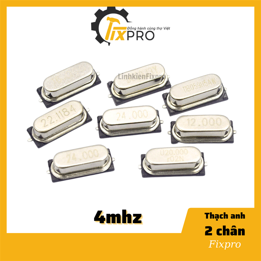 Thạch anh 2 chân 4mhz SMD