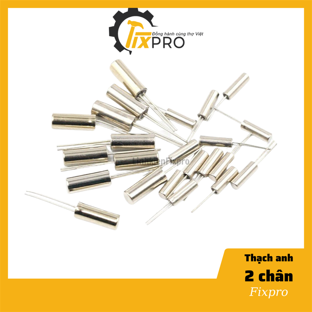 Thạch anh 12mhz 3x8mm 2 chân hình trụ