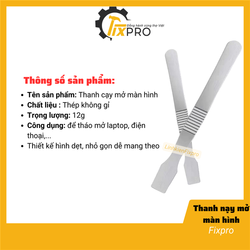 Thanh mở thiết bị, mở màn hình LCD