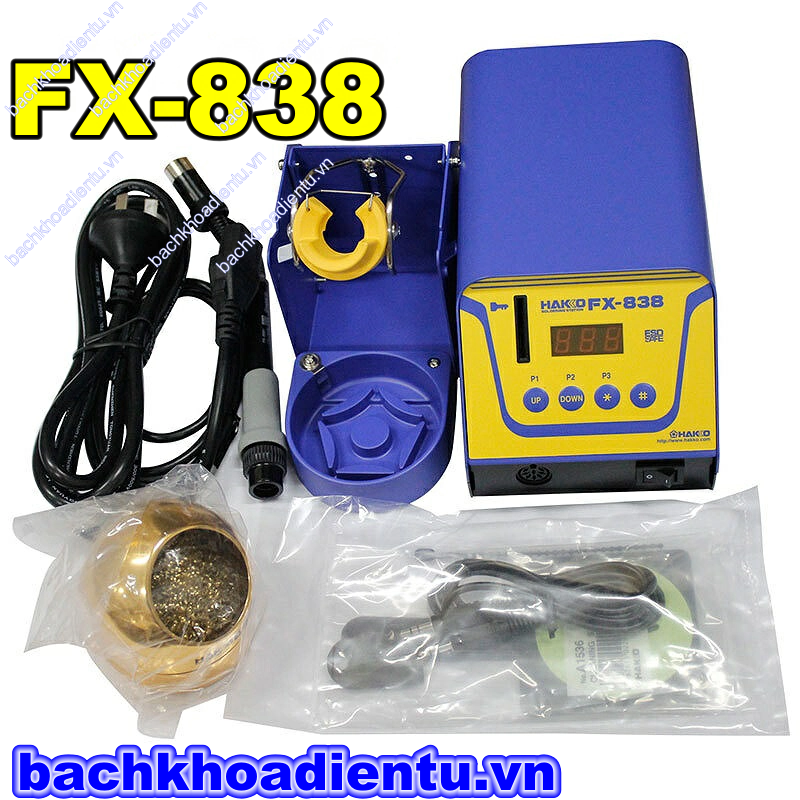 Trạm hàn cao cấp HAKKO FX-838 chính hãng đã qua sử dụng.