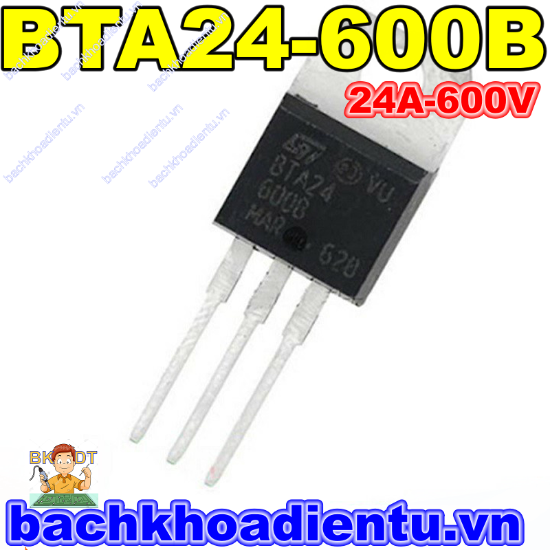 Triac BTA24 (24A - 600V) mới chính hãng