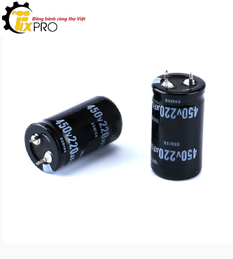 Tụ hóa 220UF -450V tháo máy .