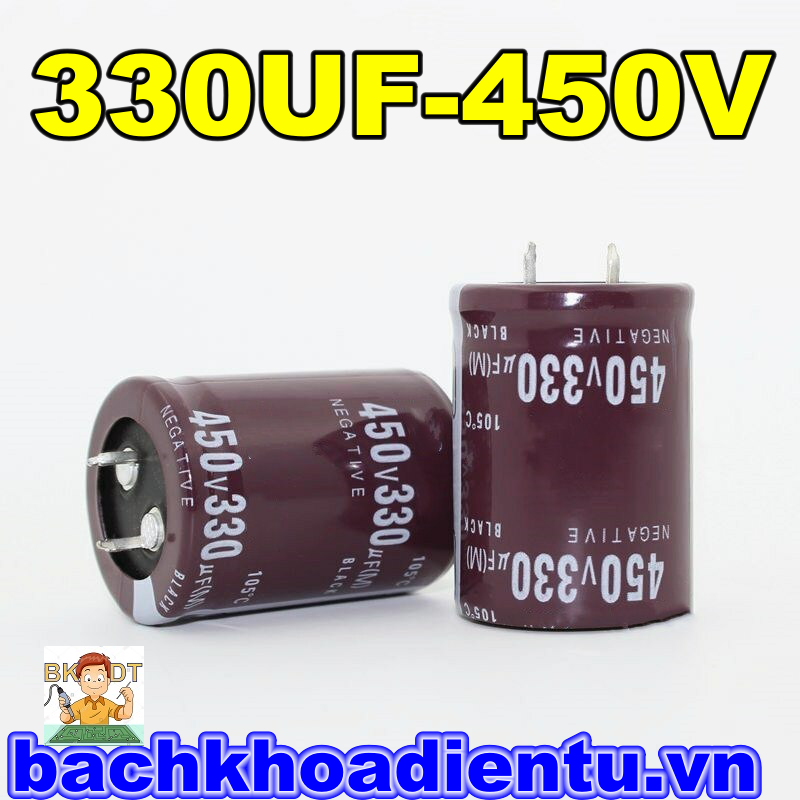 Tụ hóa 330uF- 450V chất lượng tốt.