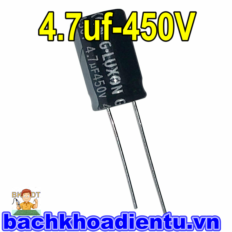 Tụ hóa 4.7uF-450V.