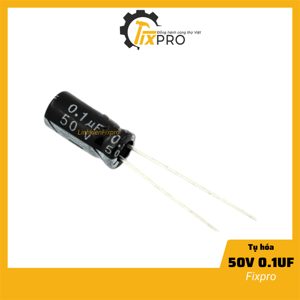 Tụ hóa 50V 0.1uF 5x11mm (túi 10c)