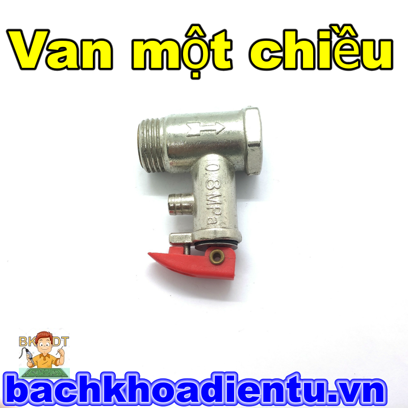 Van một chiều bình nóng lạnh