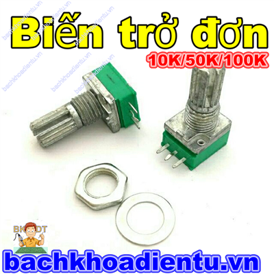 Biến trở xanh đơn 100K