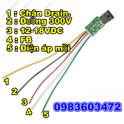 Bo nguồn 5 dây DM0465R chính hãng,