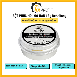 Bột phục hồi đầu mỏ hàn, làm sạch mỏ hàn 16g