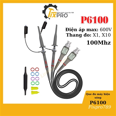 Que đo máy hiện sóng 100Mhz P6100 chính hãng