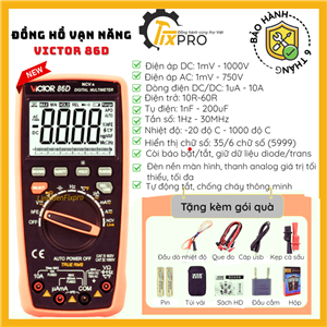 Đồng hồ vạn năng VICTOR 86D cao cấp