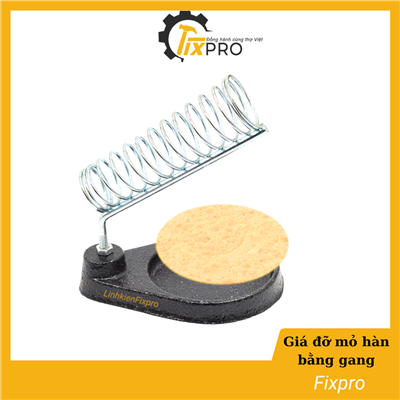 Giá đỡ mỏ hàn bằng gang, Đế gác mỏ hàn bằng gang có bọt biển - Fixpro