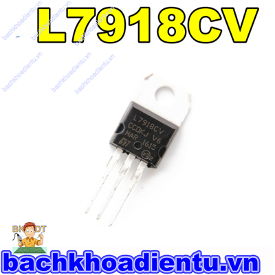 IC 7918  IC ổn áp -18V, IC L7918CV.