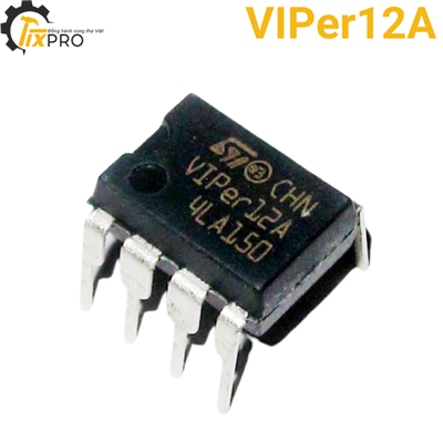 IC nguồn Viper 12A-DIP8 chính hãng