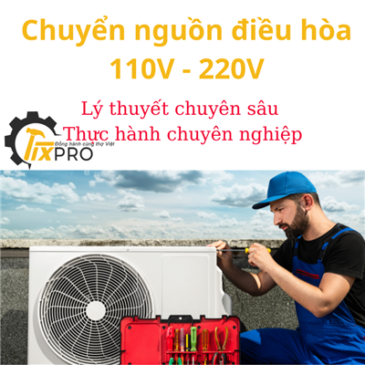 KỸ THUẬT CHUYỂN NGUỒN 220V CHO ĐIỀU HÒA NỘI ĐỊA NHẬT BẢN