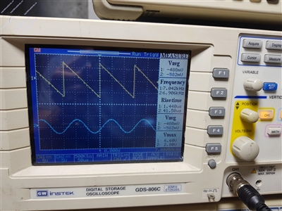 Máy hiện sóng GDS-806C cao cấp 2 kênh 60Mhz đã qua sử dụng.