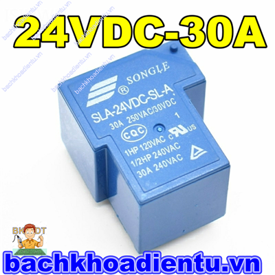 SLA-24VDC-SL-A T90 Relay 24V 30A 5 chân