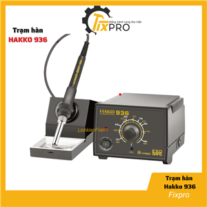 Máy hàn Hakko 936 Trạm hàn HAKKO 936 60W chuyên dụng điều chỉnh nhiệt độ siêu bền