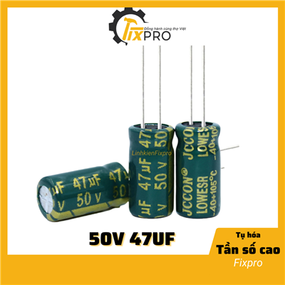 Tụ hóa 50V 47uF 6x12mm tần số cao