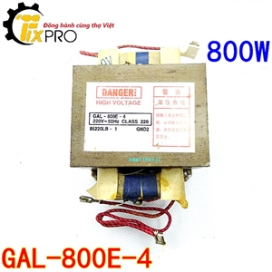 Biến áp lò vi sóng  model GAL-800E-4 có thể thay thế 700E - 4 -1 tháo máy