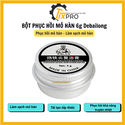 Bột phục hồi đầu mỏ hàn, làm sạch mỏ hàn 6g