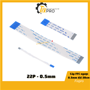 Cáp FFC 22P ngược 0.5mm dài 20cm