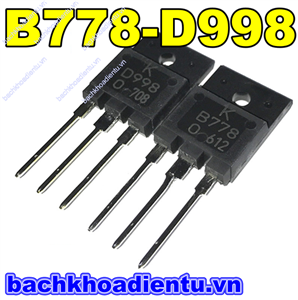 Cặp transistor B778 - D998