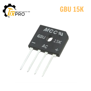 Cầu Diode chỉnh lưu GBU15K U15K80R 15A-800V.