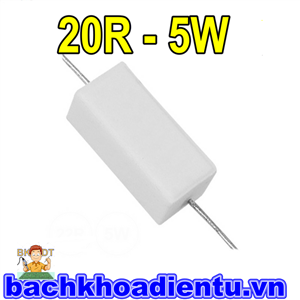 Điện trở 20R-5W.