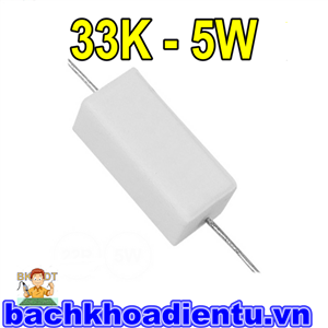 Điện trở 33K-5W.