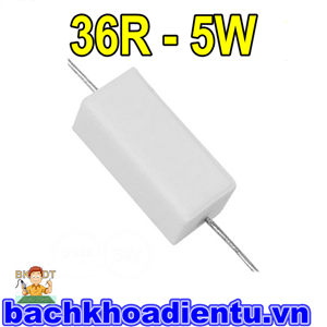 Điện trở 36R-5W.