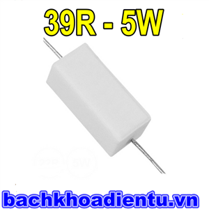 Điện trở 39R-5W.