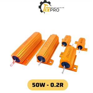 Điện trở nhôm 50W 0.2R 5% RX24-50W0.2R