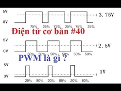 Điện tử cơ bản #40 PWM là gì ? Điều chế độ rộng xung và ứng dụng trong thực tế.