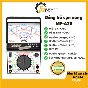 Đồng hồ vạn năng MF-47A MF47A có bảo vệ chống đo nhầm