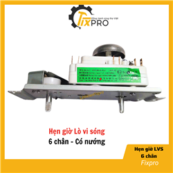 Hẹn giờ lò vi sóng 6 chân có nướng chính hãng cho bếp Midea tặng kèm núm vặn