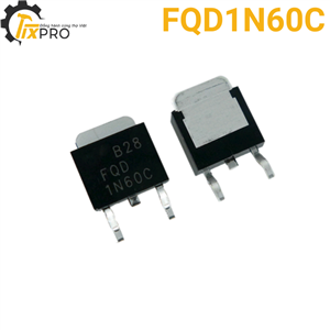 Mosfet dán FQD1N60C 1A 600V