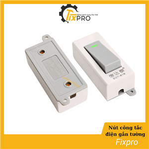 Nút công tắc điện gắn tường 819 ABS 10A 250V chất lượng tốt - Fixpro