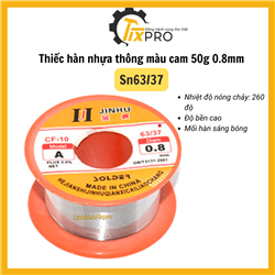 Thiếc hàn 50g 0.8mm 63/37 màu cam (Jinhu - H)