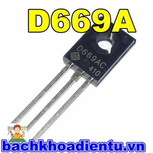 Transistor NPN D669A 2SD669A 1.5A 160V TO-126