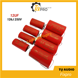 Tụ Audiophiler 12UF 250V 126J màu đỏ