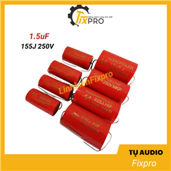 Tụ Audiophiler 1.5uF 250V 155J màu đỏ