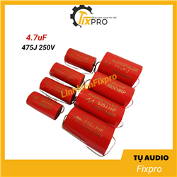 Tụ Audiophiler 4.7uF 250V 475J màu đỏ