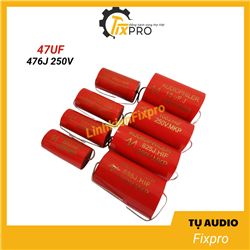 Tụ Audiophiler 47UF 250V 476J màu đỏ