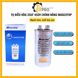 Tụ điều hòa 35UF 450V CBB65 chính hãng Mascotop