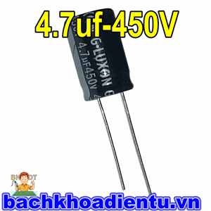 Tụ hóa 4.7uF-450V.